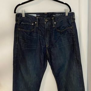 Gap Mens loose fit dark wash jeans 31 x 34